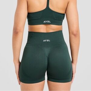 AYBL Women's Dark Green Athletic Shorts